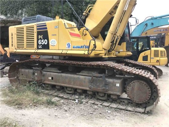 65 ton pc 650 huge excavating machinery used komatsu pc650 crawler excavator pc650-5 pc650-8 pc650lc