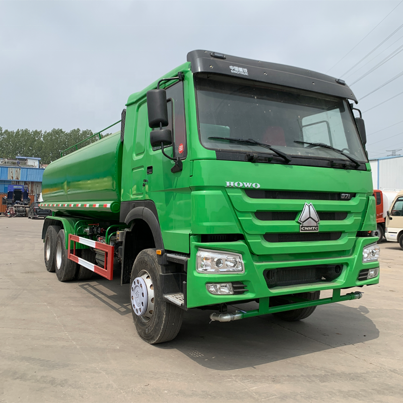 Sinotruk Howo water Truck Second hand Tank 20 CBM 20000 Liters 6x4 10 wheels water Tanker Truck Used Sales for Africa