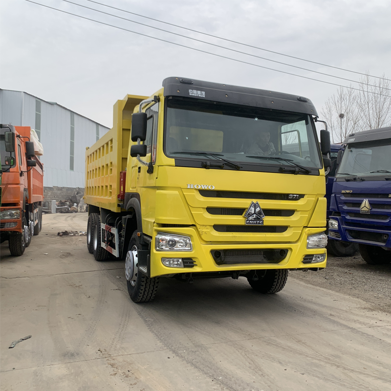 2023 used chinese tipper truck 6x4 10 wheels left euro 2 howo dump truck used for mining transportation