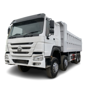 Used Howo Dump Truck 8 4 Type 12 Wheel 375hp Mining Transport Heavy Dump Tipper Trucks For Sale