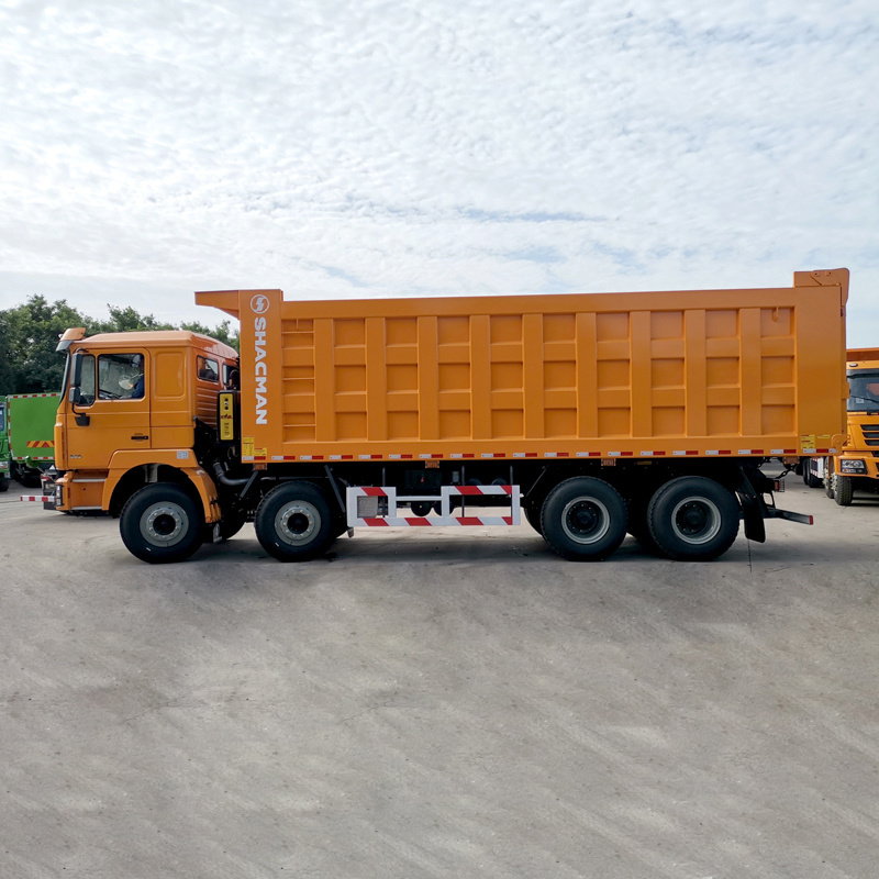 used shacman 12 wheels ride on big yellow 8x4 dump truck