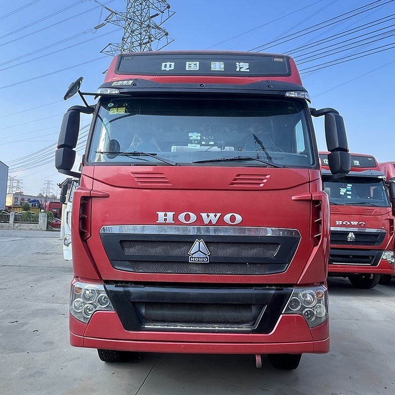 original engine Howo Heavy Tractor Head 10 wheels 6x4 375hp 420 hp Euro2 CNG Used Tractor Truck For Cheap Sale