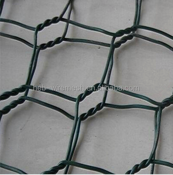 galvanized and PVC coated hexagonal wire netting/hexagonal wire mesh