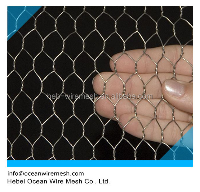 galvanized and PVC coated hexagonal wire netting/hexagonal wire mesh