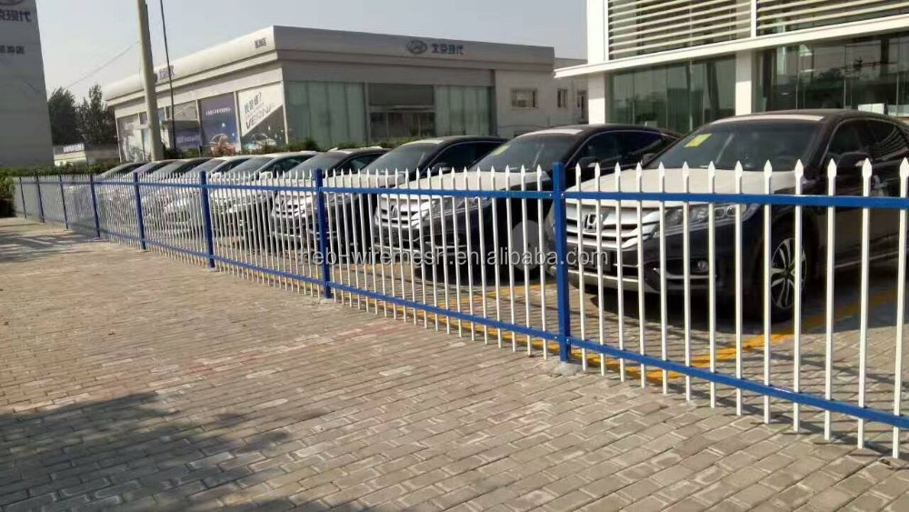 Hot-dipped galvanized metal/iron/steel picket fence/fencing