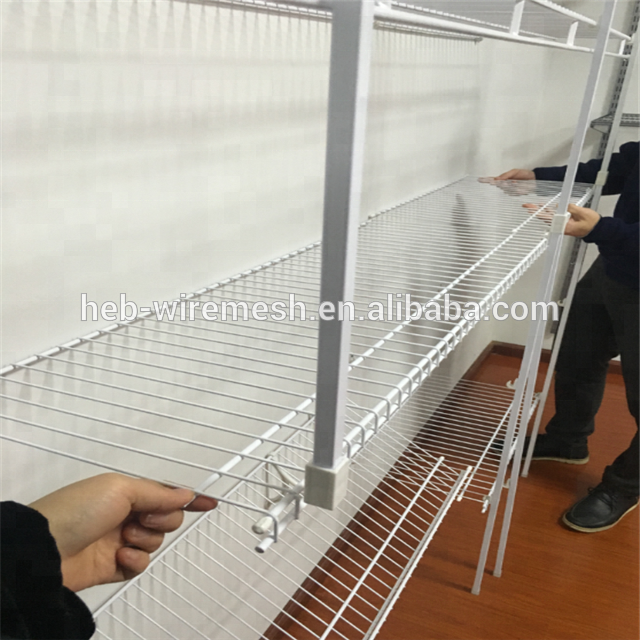 PVC coated wire shelving