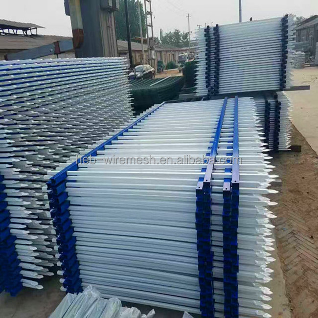 Hot-dipped galvanized metal/iron/steel picket fence/fencing