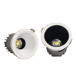 High lumen quality embedded anti glare spotlight LED ceiling light indoor Cob spotlight