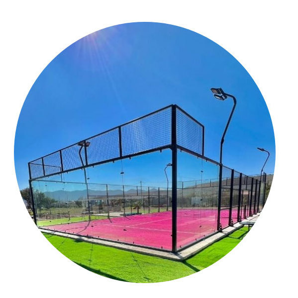 HEBEI 1991 sports equipment factory High Quality 20x10m Artificial Grass Floor Padel courts for Tennis