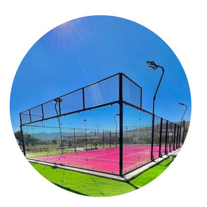 HEBEI 1991 sports equipment factory High Quality 20x10m Artificial Grass Floor Padel courts for Tennis