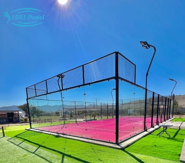 HEBEI 1991 sports equipment factory High Quality 20x10m Artificial Grass Floor Padel courts for Tennis