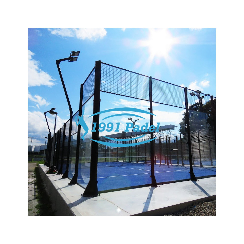 Portable Paddle Tennis Court Wholesale Factory Assembled Panoramic Padel Court