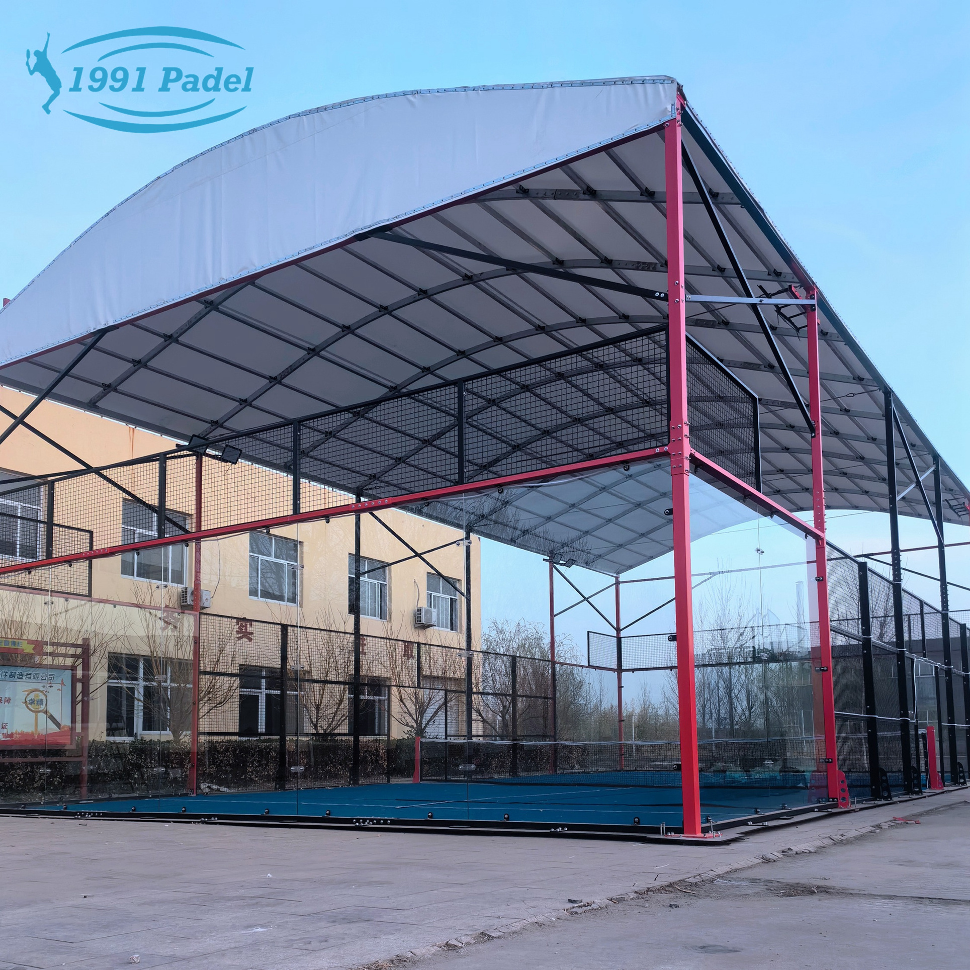 2024 Paddle Tennis Court Roof Factory Price High Quality Outdoor Padel Court Cover