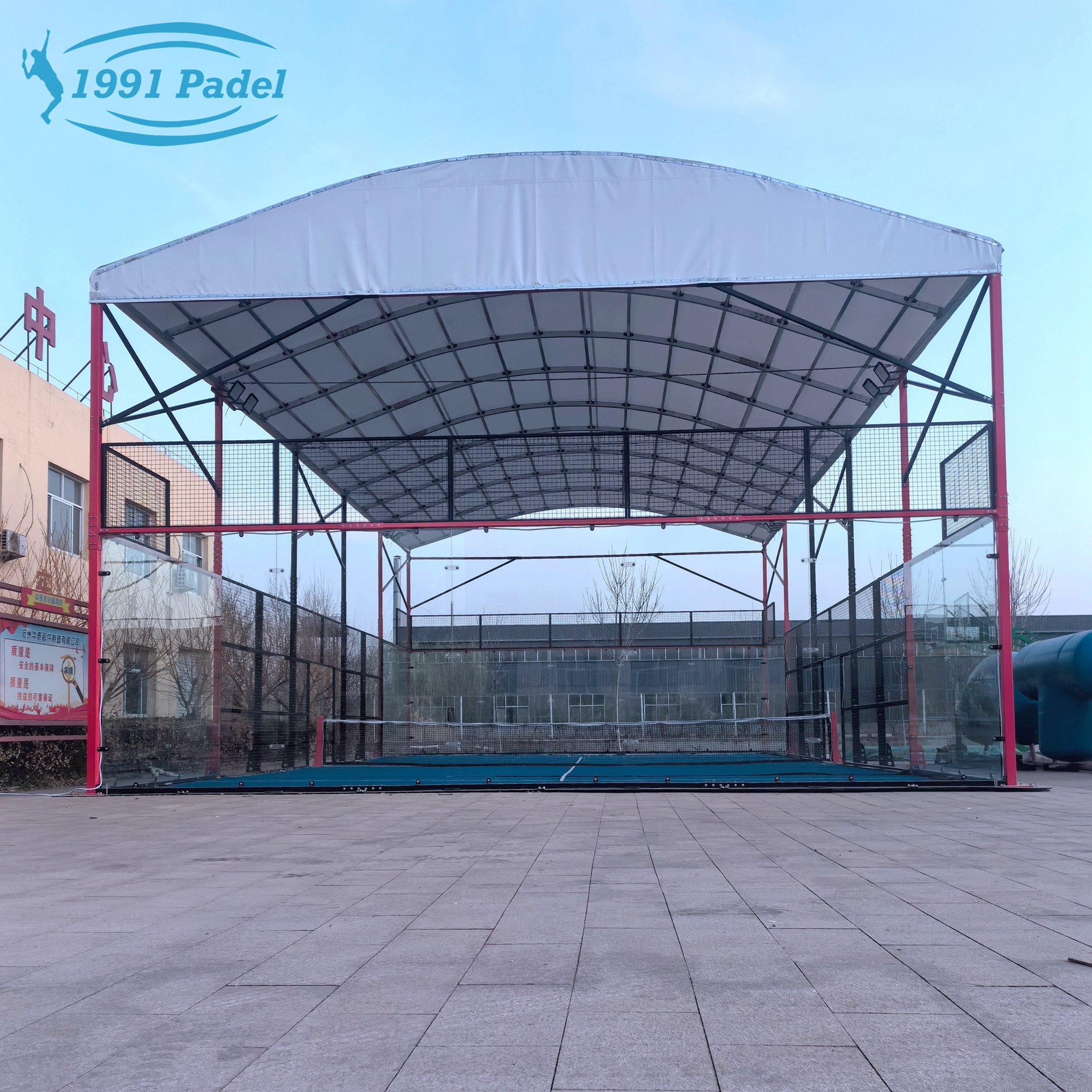 2024 Paddle Tennis Court Roof Factory Price High Quality Outdoor Padel Court Cover