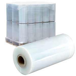 China Clear Lldpe Pe Nano Plastic Stretch Film Wrapping Reusable Pallet Wrap Agriculture Lldpe Stretch Film Strech Jumbo Roll