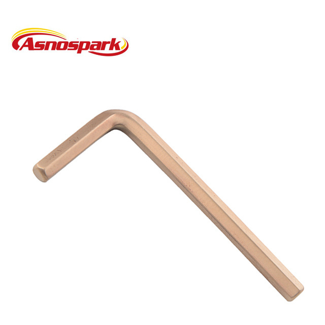 Non sparking safety beryllium copper alloy hex key wrench allen key wrench