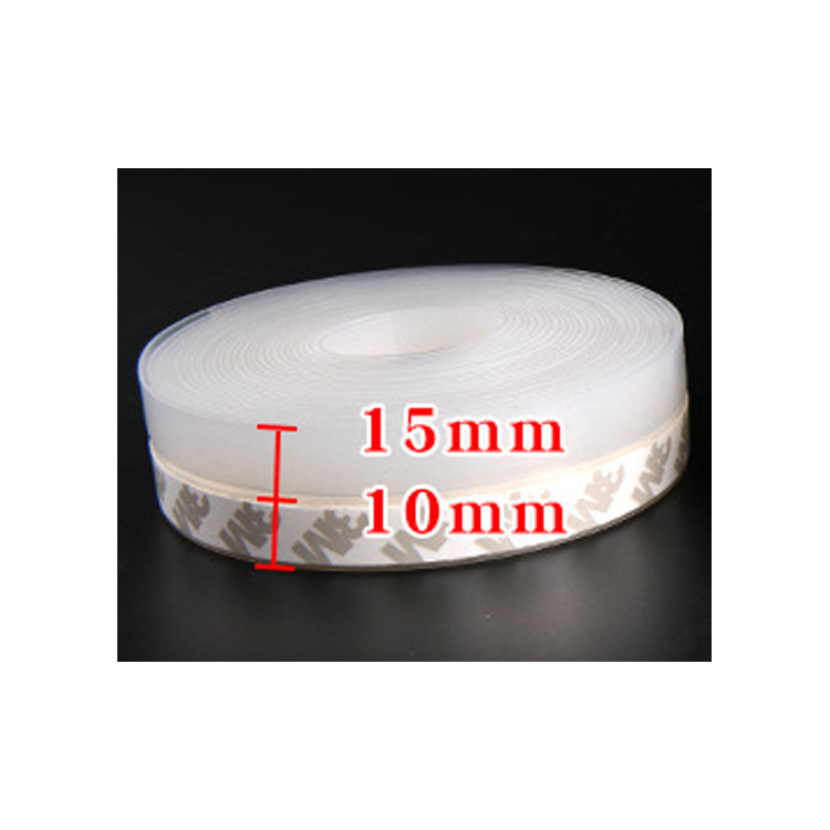 Free Sample High Quality Silicone PVC TPE Door Bottom Seal Manufacturer Customized Size 25mm 35mm 45mm