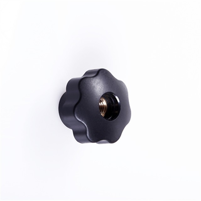 BT.100210 Through Hole Bakelite Star Knob Clamping Handle Black Industrial Popular Plastic Handles Provide Plastic Nut T Handle