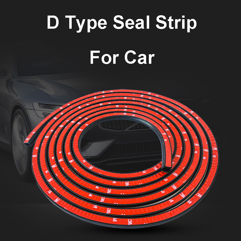 3M self adhesive rubber door protection strip for door anti-collision sealing