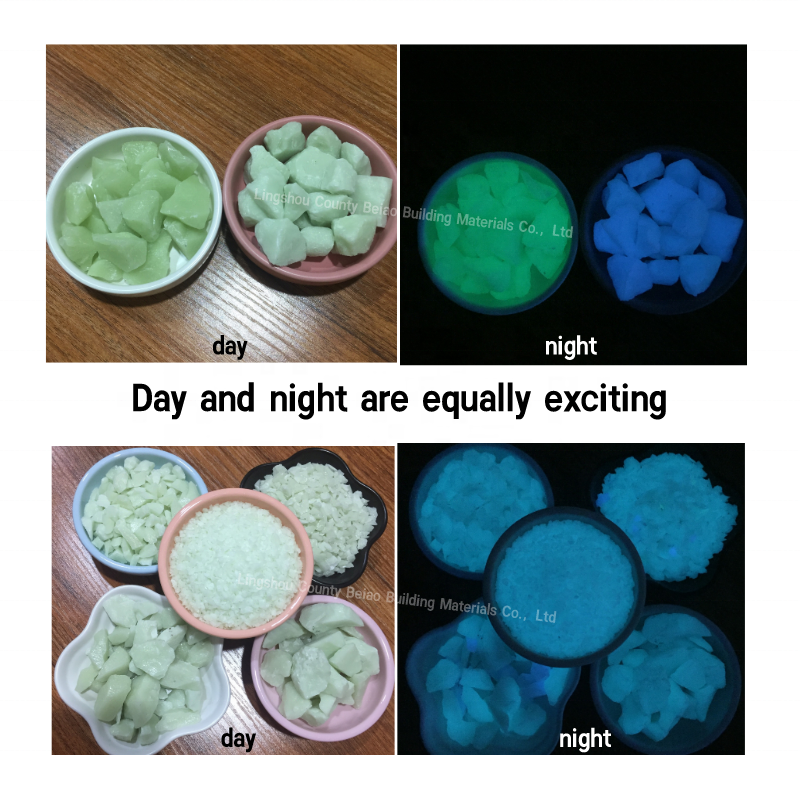 Sell high quality glow in the dark pebbles luminous stones rocks and luminous crushed stone and high brightness luminous stone