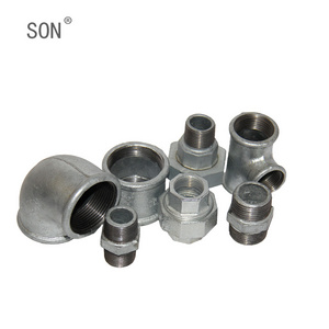 various type pipe fittings galvanized malleable iron pipe fittings supplier galvanized steel plumbing accessories