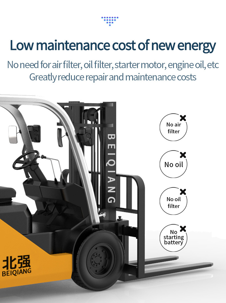 direct sales 2000kg  2 tons 2.5 tons 3 tons mini certified electric forklift forklift