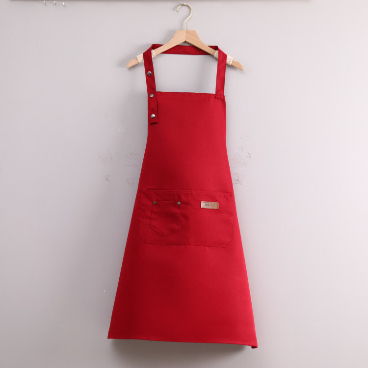 Custom Logo High Quality Adult Size Adjustable Fashion Adult Bibs Cross Back Apron