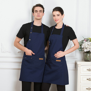 Custom Logo High Quality Adult Size Adjustable Fashion Adult Bibs Cross Back Apron