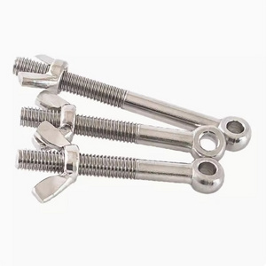 Direct Factory Customizable Stainless Steel Butterfly Nut Set Eye Bolt