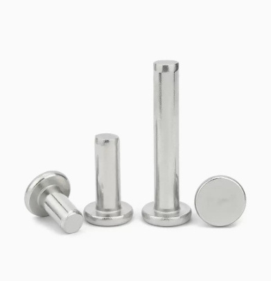 DIN 7338 Flat Head Rivet Solid Thin Head Rivets