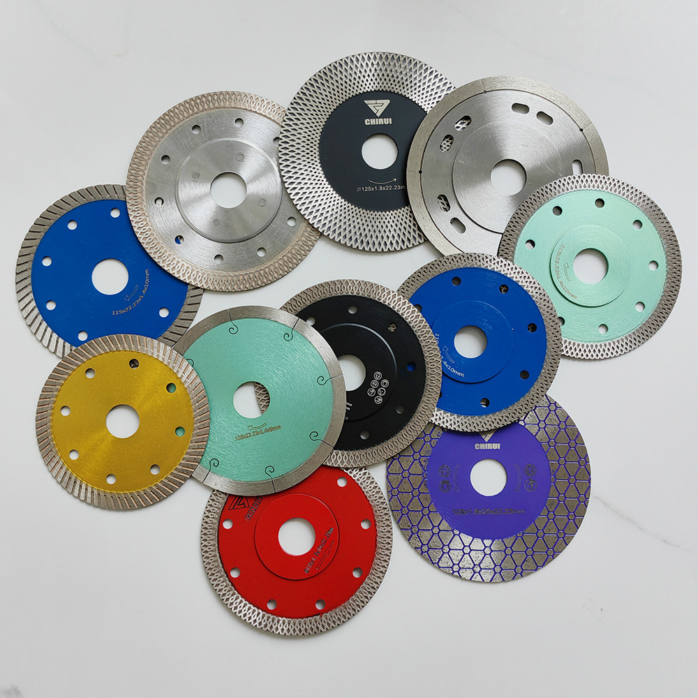 4.5 5 Inch Super Thin Fast High Precision Cutting Diamond Wet Porcelain Tile Cutting Tools Disc Saw Blade For Ceramic