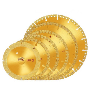 Sharp Vacuum Brazed Diamond Saw Blade Cutting Disc For Metal Stainless Steel Iron Cutting Disk Tools