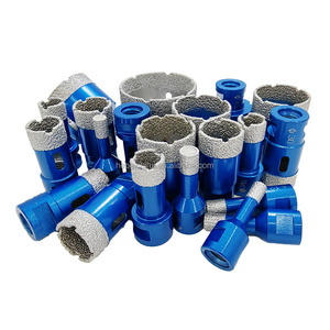 6mm - 150mm Crown M14 Thread Vacuum Brazed Diamond Core Drill Bit For Marble Stone Porcelain Ceramic Tiles Hole Saw Cutter