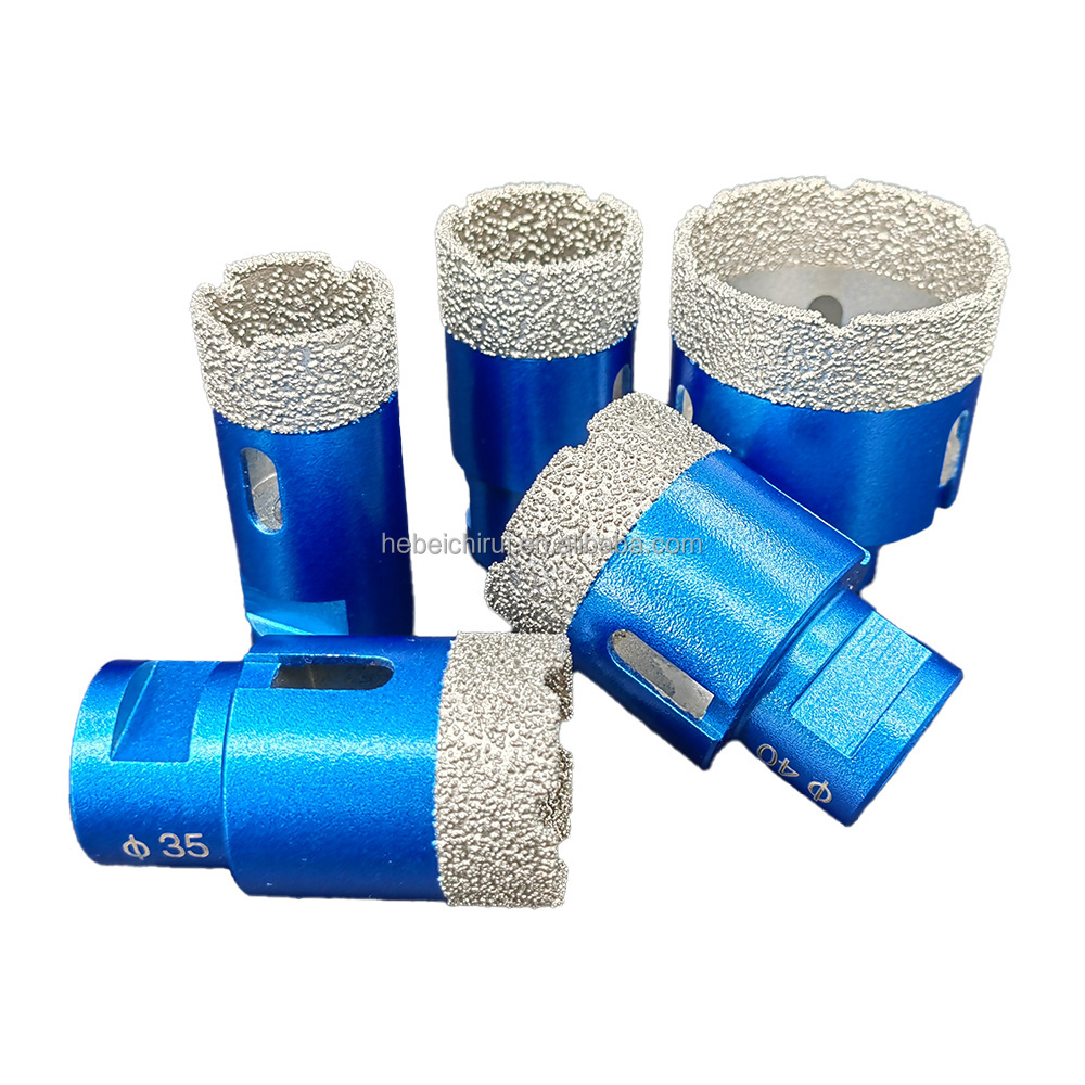 6mm - 150mm Crown M14 Thread Vacuum Brazed Diamond Core Drill Bit For Marble Stone Porcelain Ceramic Tiles Hole Saw Cutter