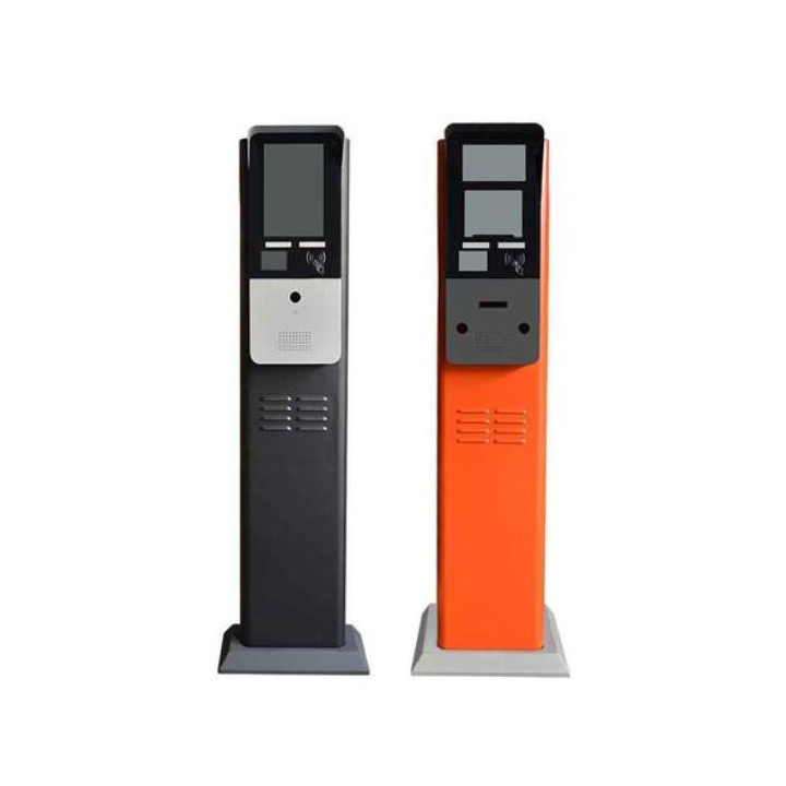 floor stand outdoor wireless parking ticket machine parking entry ticket machine ticket validator machine parking