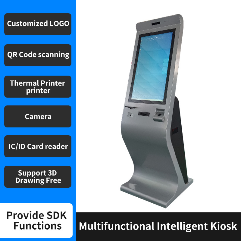 32 inch payment mobile recharge kiosk touch screen kiosk touch screen self payment floor stand bills and coin payment kiosk