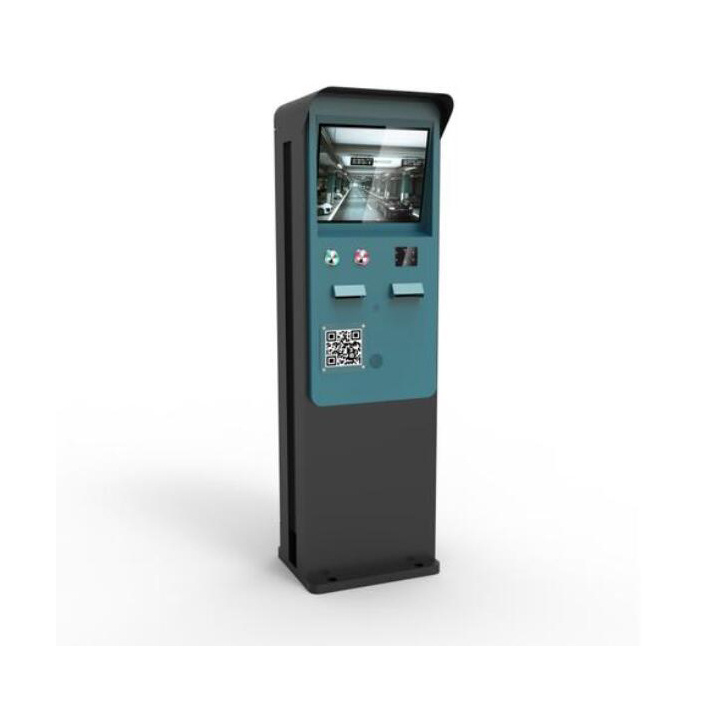 floor stand outdoor wireless parking ticket machine parking entry ticket machine ticket validator machine parking