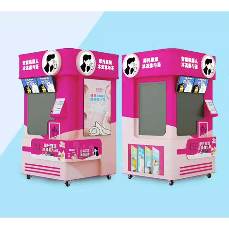 Ice Cream Intelligent Robot Vending Machine Automatic Beauty Coffee, Milk Tea, Juice all in one wifi Vending Machine for Sale