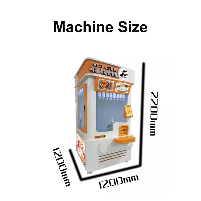 Hot Sale Smart Hot Food Vending Machine Automatic Noodles Vending Machine for Foods and Drinks