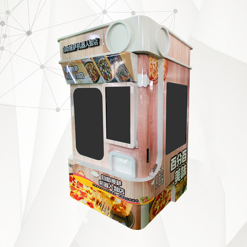 commercial vending machine selling hot food vending machine pizza vending machine self-service