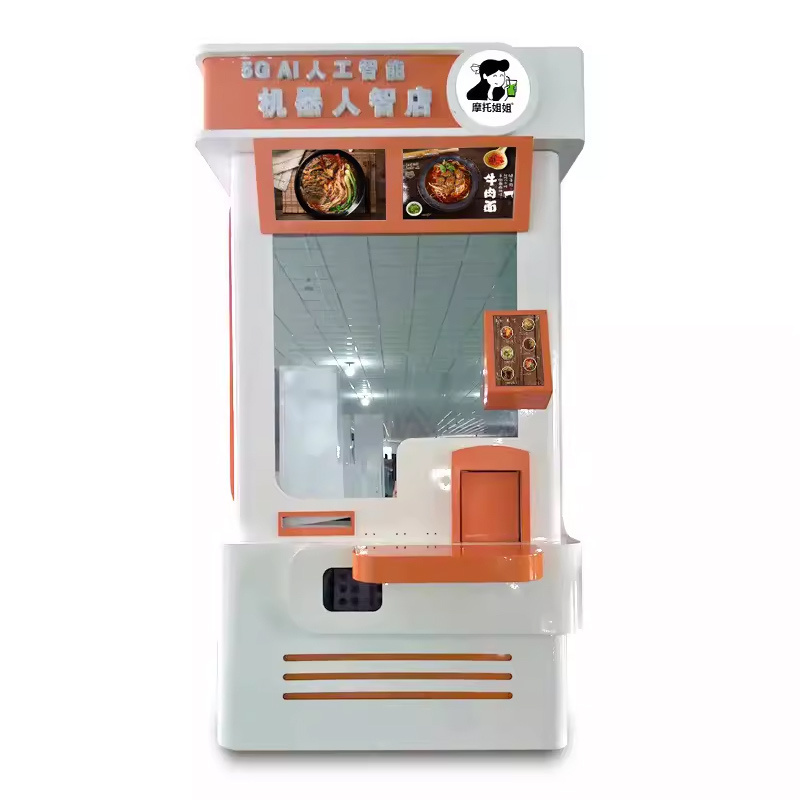 Customization Support Instant Ramen Noodle Vending Machine Foods on Sale Fully Automatic Self-heating Vending Machine