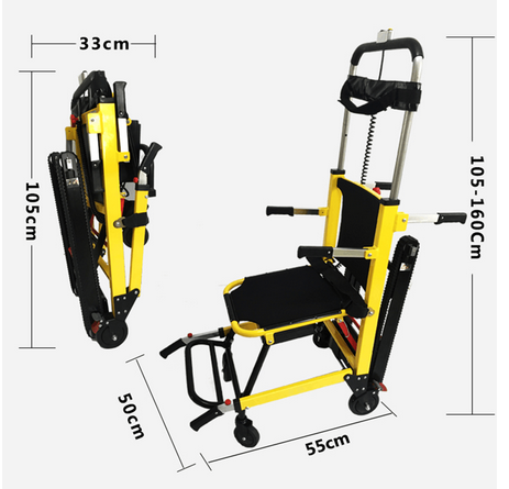 Aluminum lightweight folding portable mobile stair lift electric wheelchair