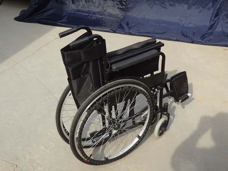 Hot sale full reclining manual folding wheelchair in Saudi Arabia