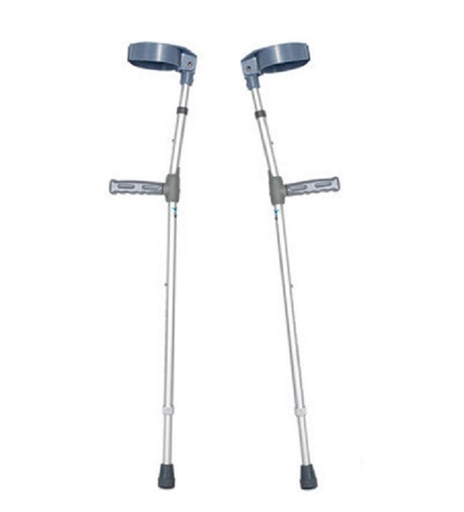 High Quality Cheap Crutches Aluminum Canadian Old Man Four-legged Knee Crutch For Elderly DS-05G