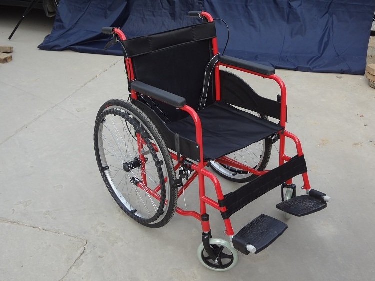 Hot sale full reclining manual folding wheelchair in Saudi Arabia