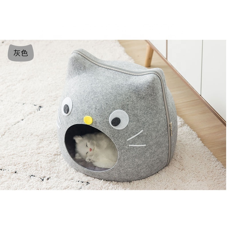 Wholesale Felt Soft Big Home Luxury Indoor Large Cat Pet Dog House