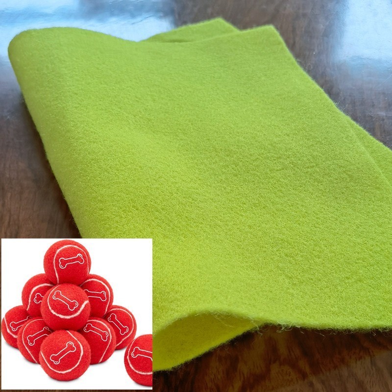 Good Quality Needle Punched Nonwoven Tennis Ball Felt