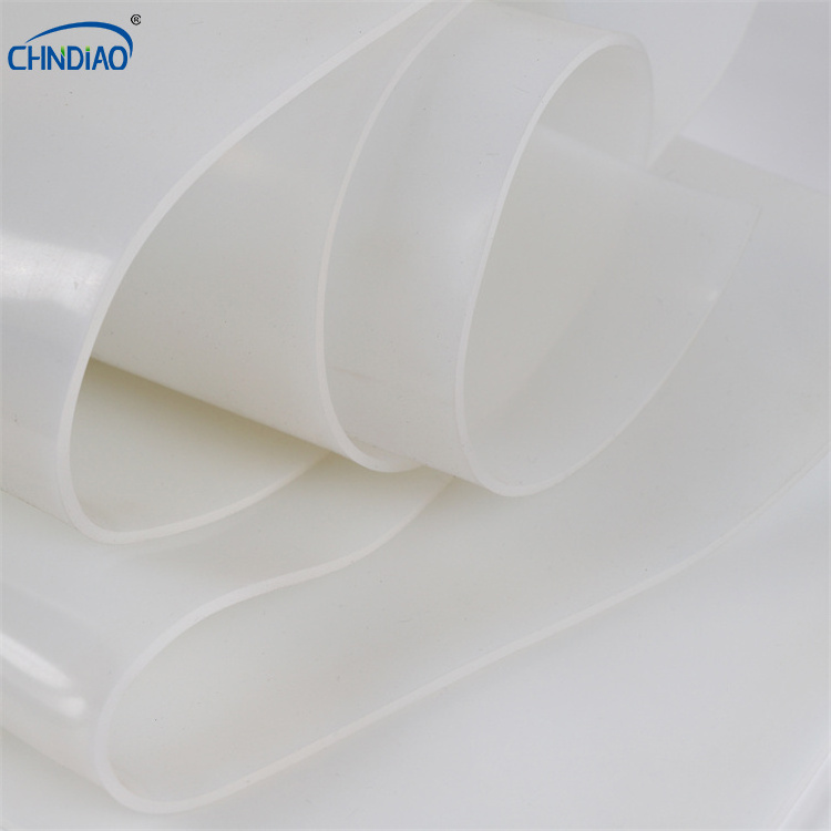 High temperature high heat resistant white vulcanized industry anti slip silicone rubber sheet