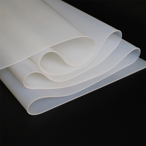 High Elasticity Odorless White 1-10mm Thickness Industrial Mat Silicone Rubber Roll Sheet Supplier