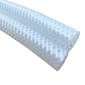 High temp heat resistance Platinum cured braided water rubber pipe silicone hose for milk